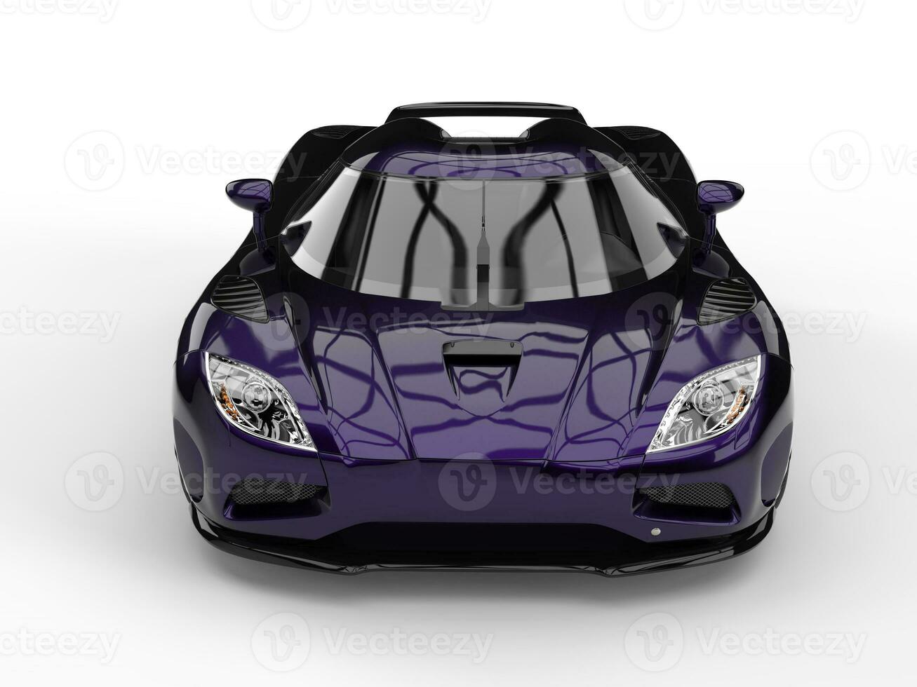 hermosa moderno Rico púrpura concepto Deportes coche foto
