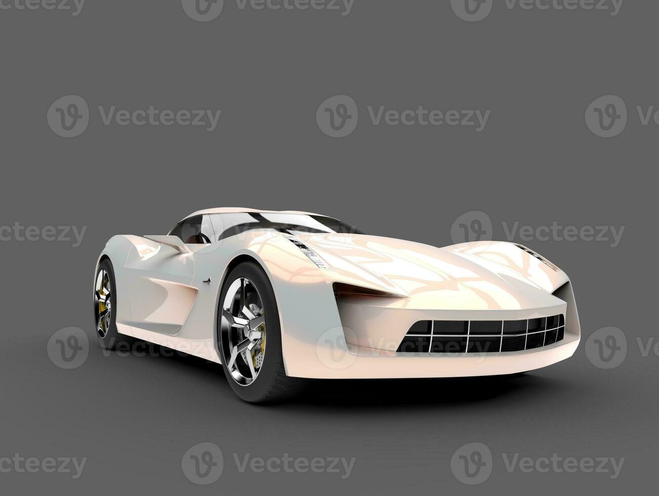 Beautiful opalescent modern sports concept car photo