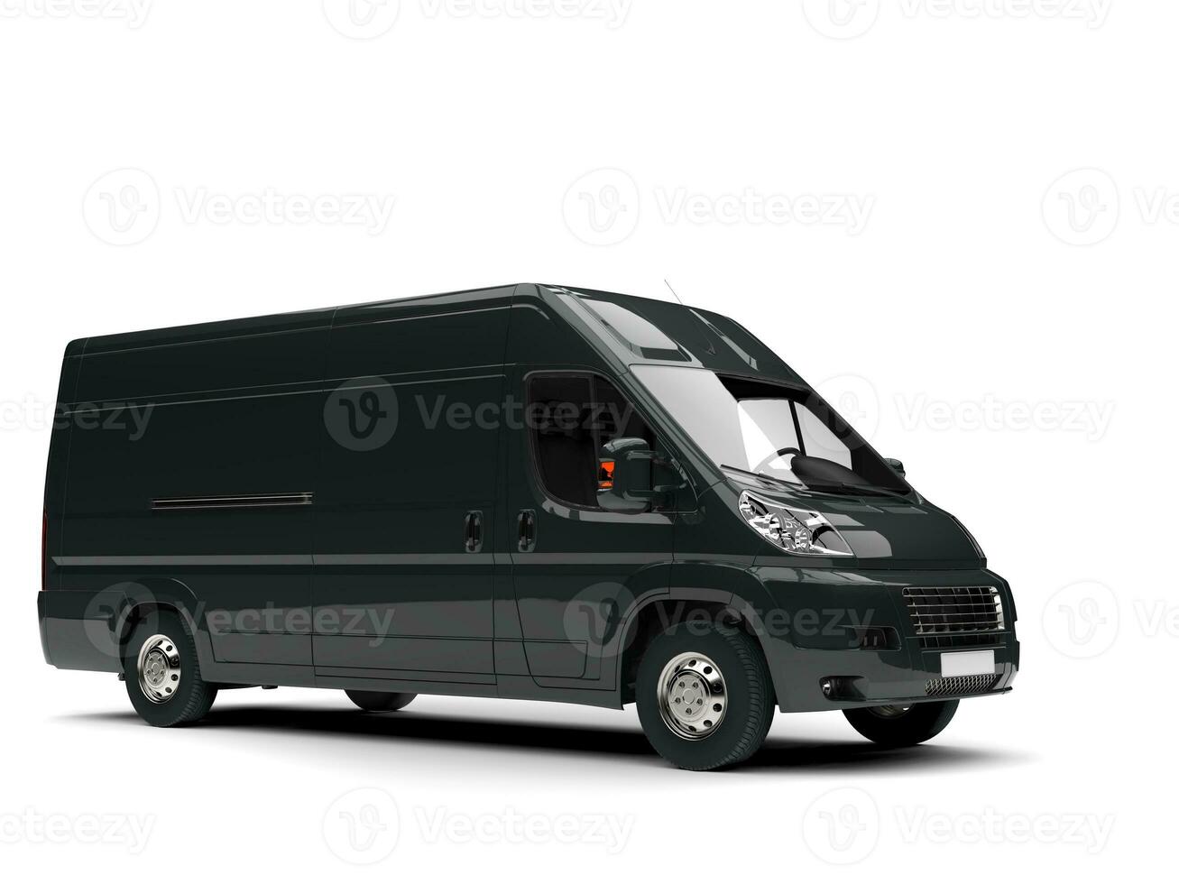 Gray delivery - moving van photo