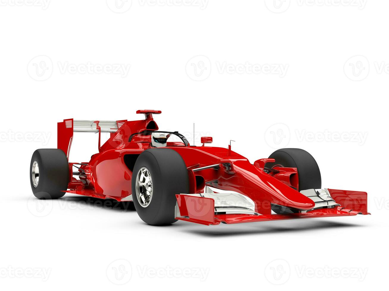 Red super fast sports racing car photo