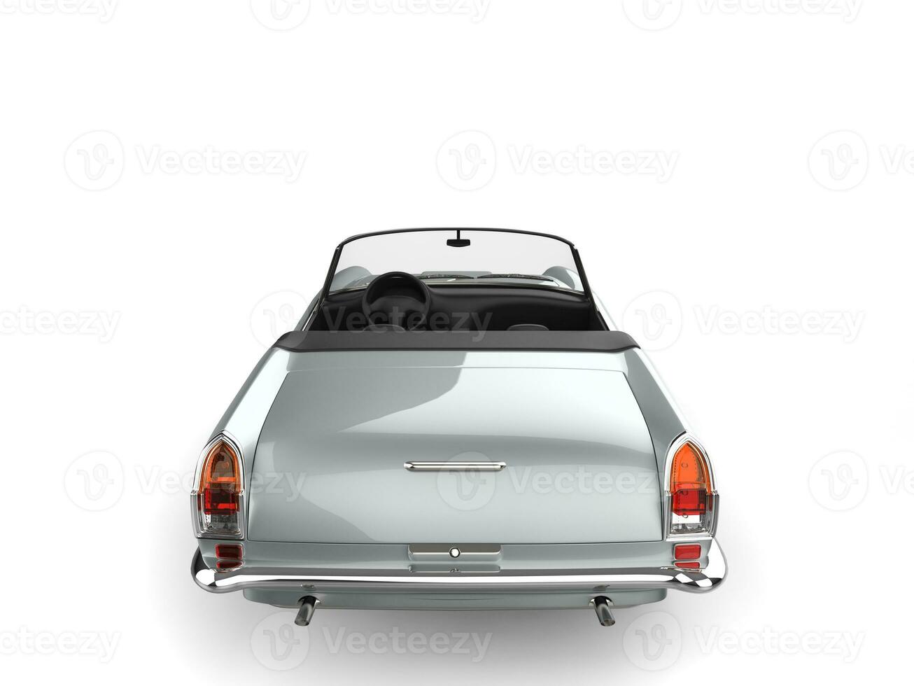 Vintage cabriolet car in mint condition - back view photo