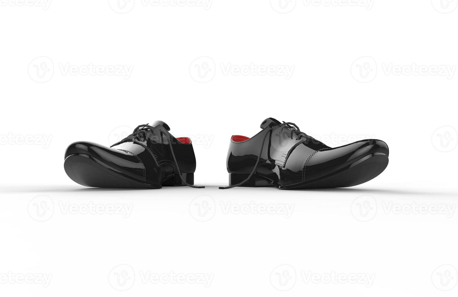 zapatos de cuero negro foto