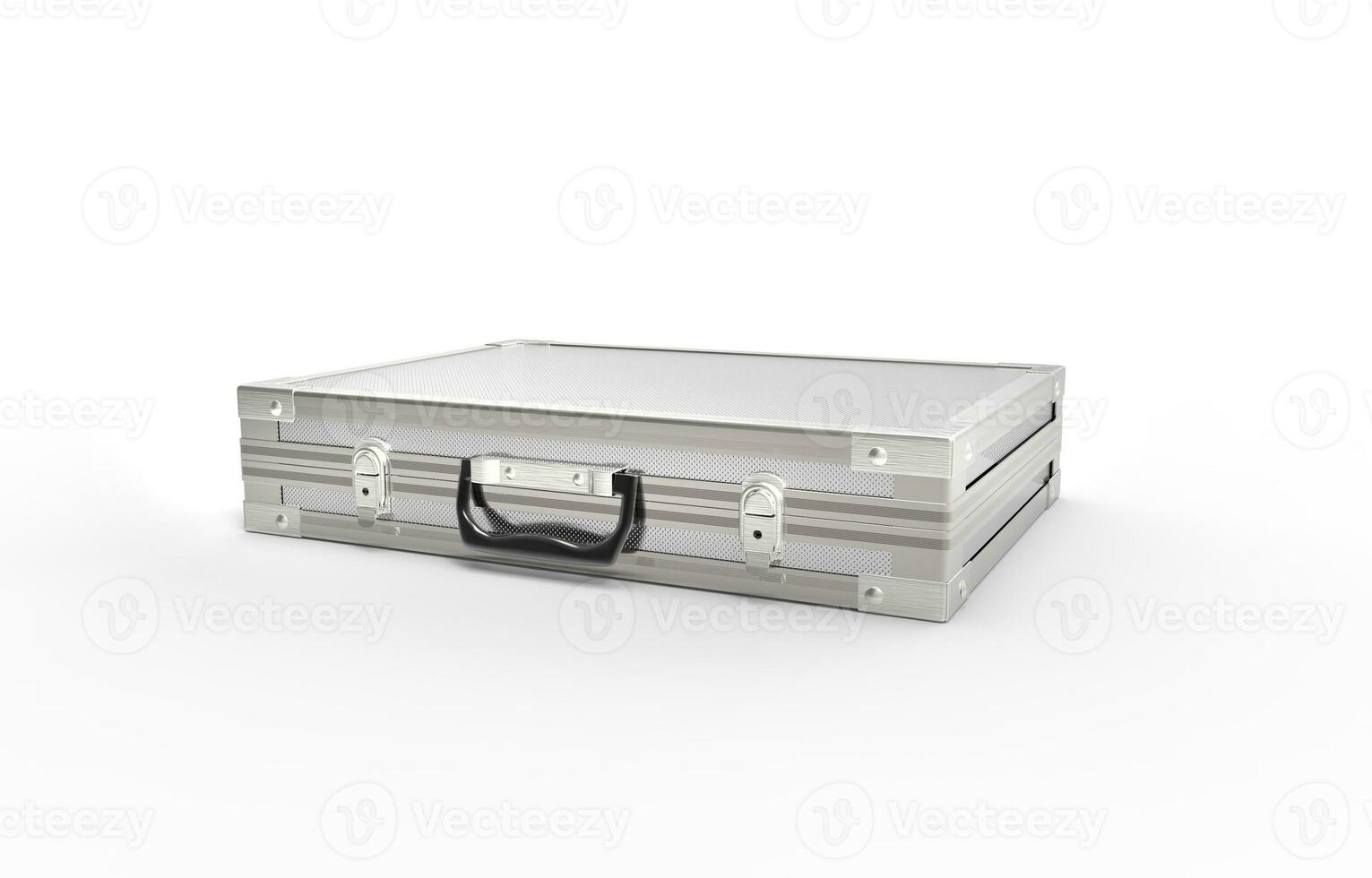 Poker Case - isolated on white background photo