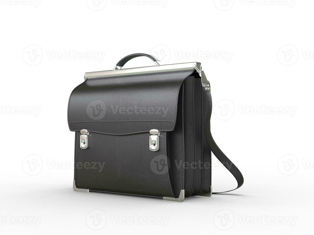 Vintage cool black briefcase photo