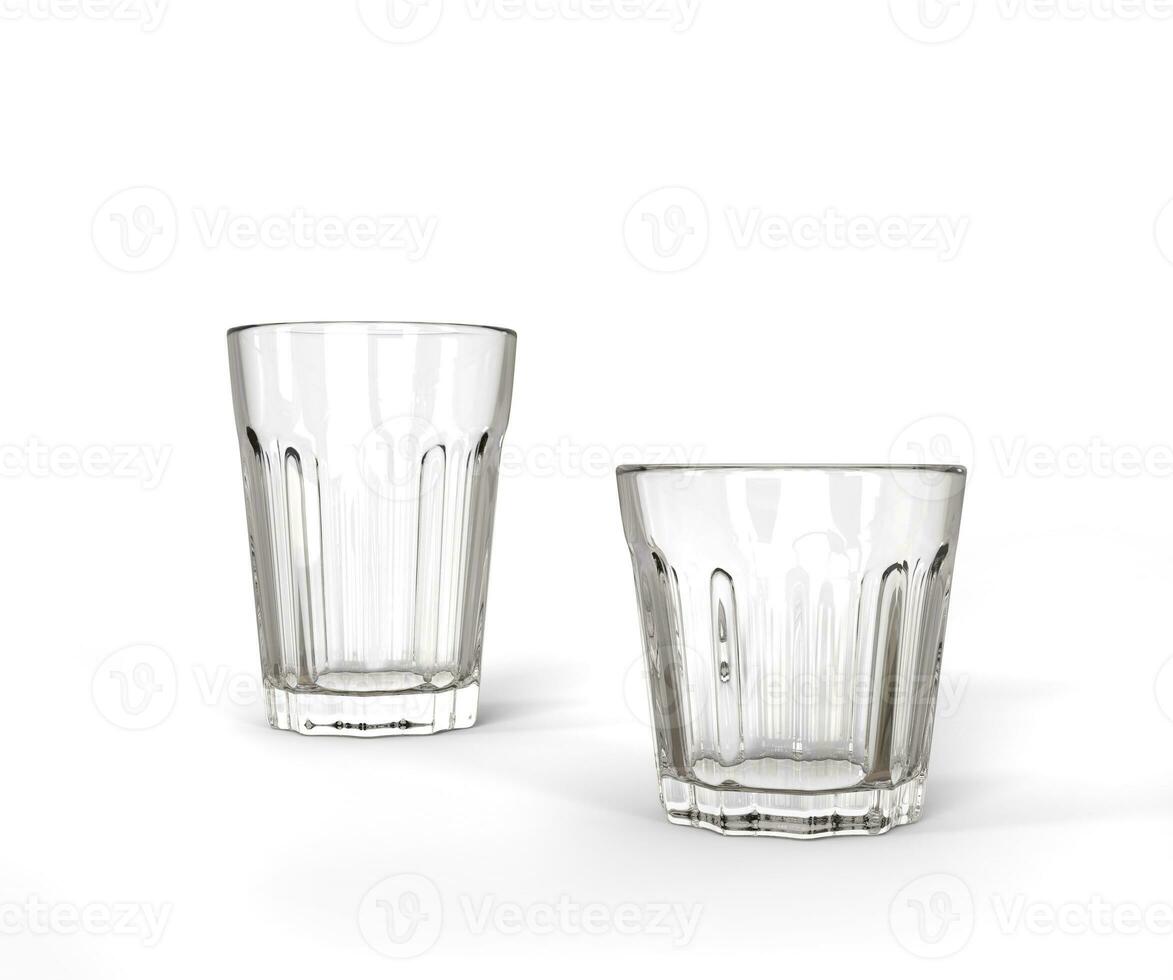 Two Glasses - tall and short photo