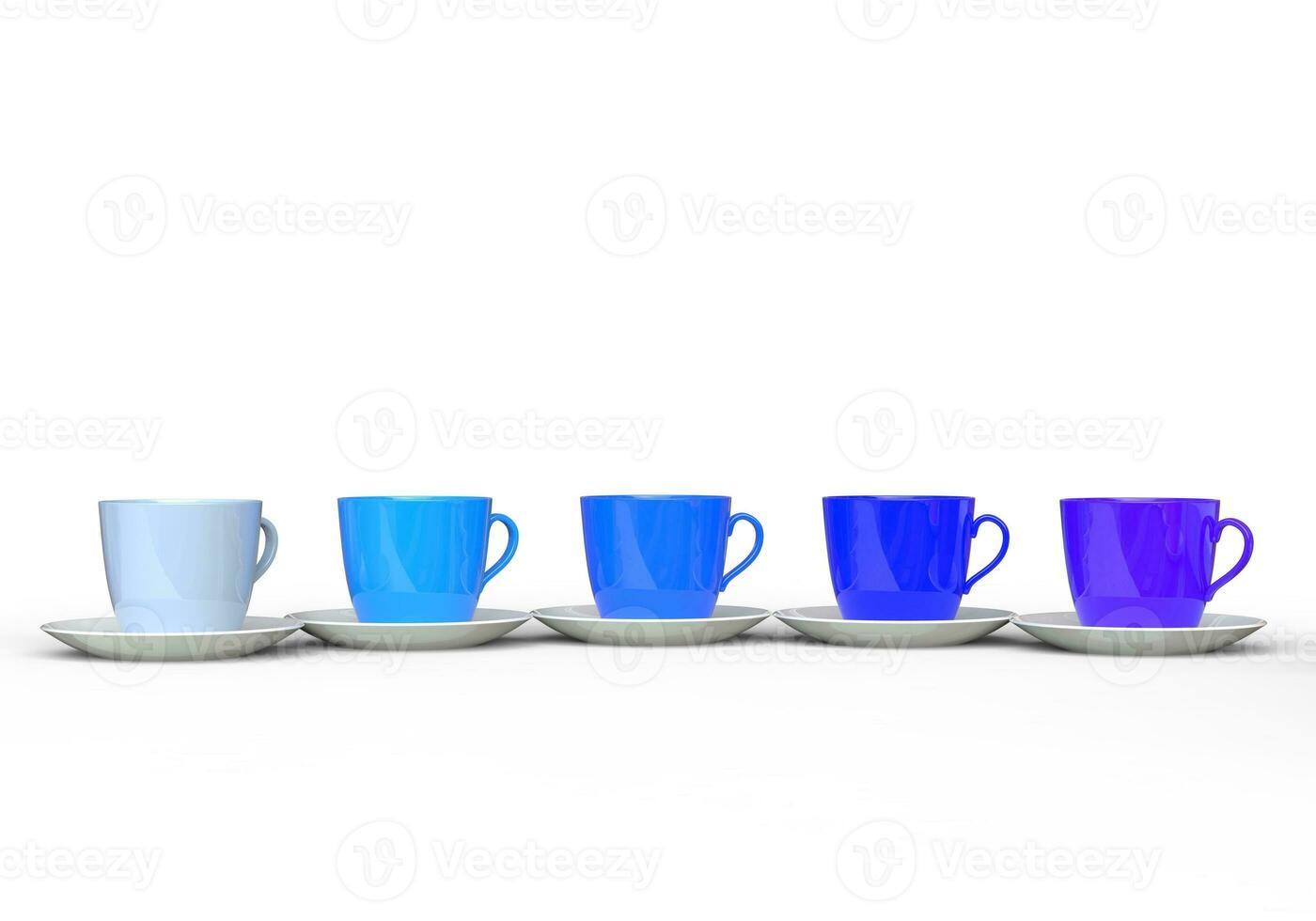 Cold Color Coffee Cups photo