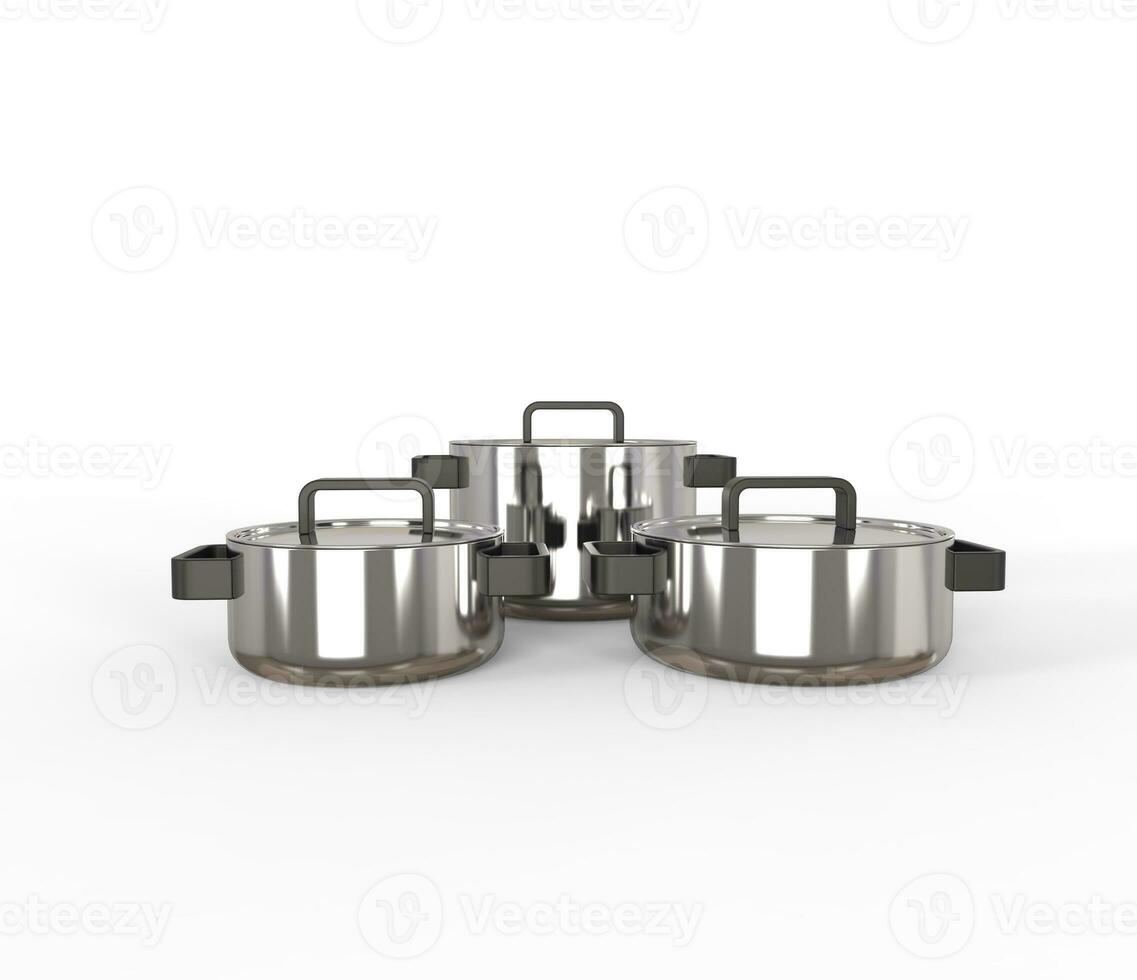 Pots and pans - closeup photo