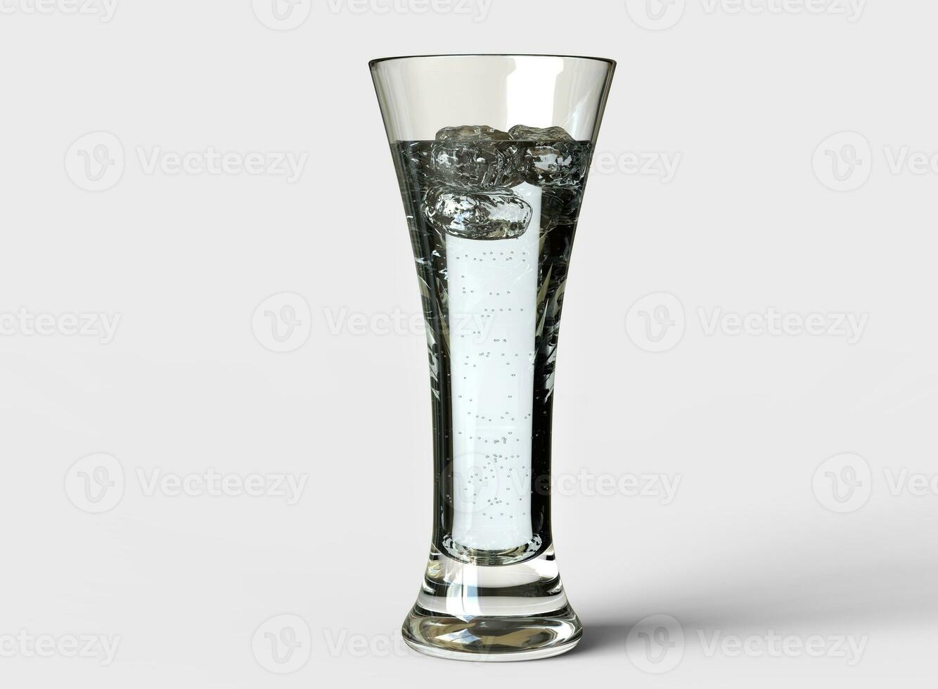 Glass Of Ice Cold Water photo