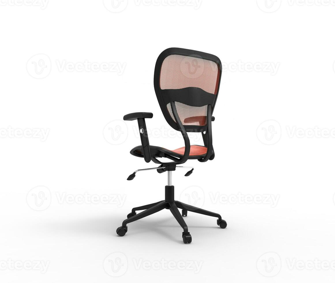 rojo oficina silla espalda lado ver foto