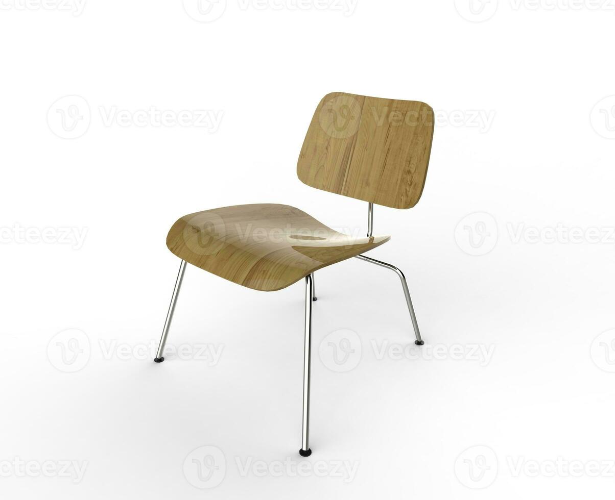 Modern Wooden Chair photo