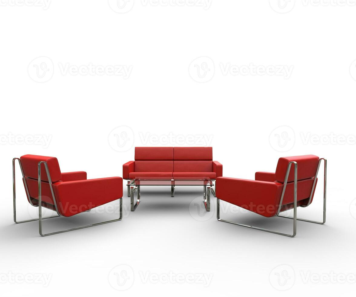 Red Modern Furniture photo