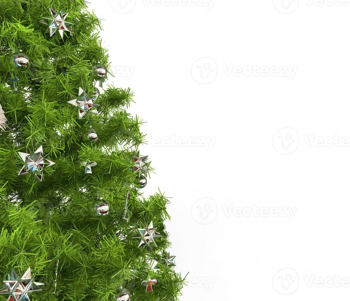 Christmas Tree - Silver Decorations photo