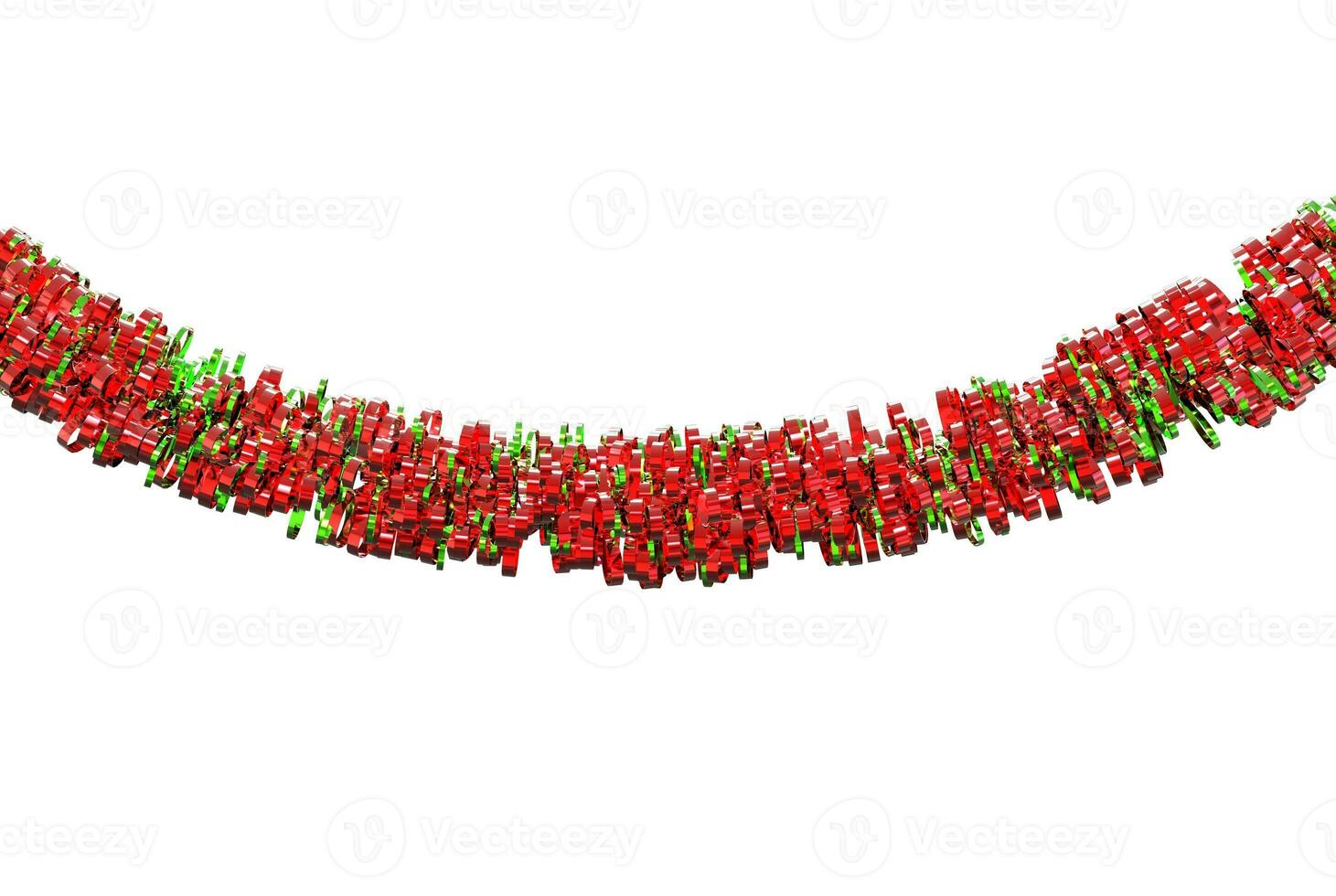 Red shiny Christmas swirl photo