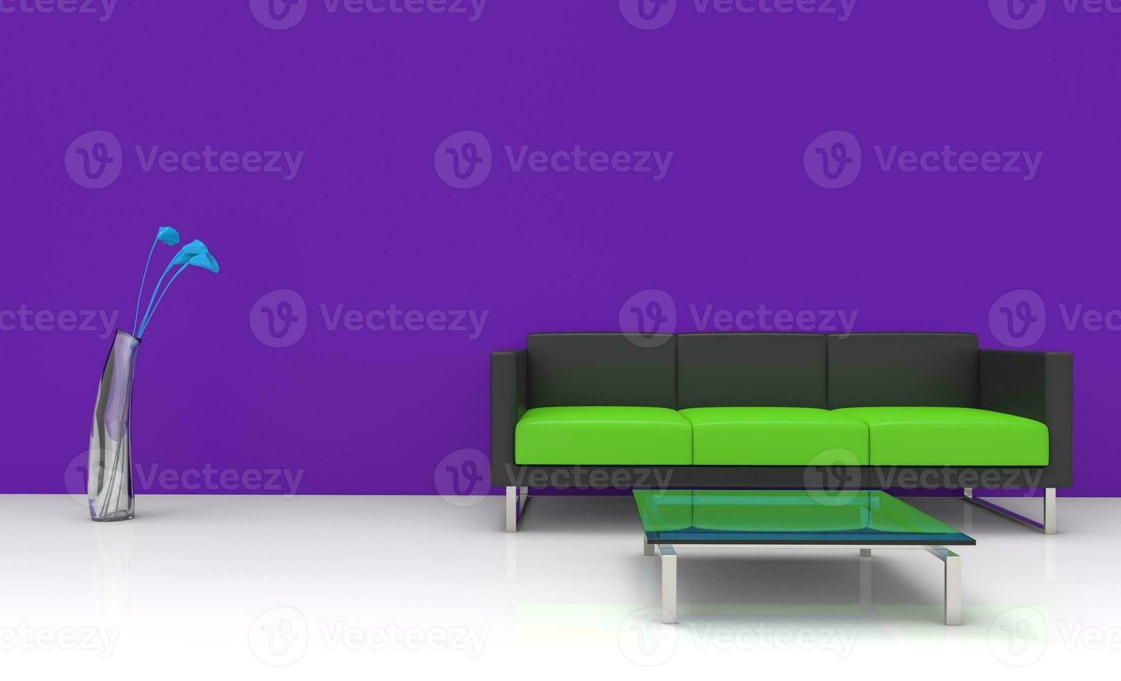 Modern Purple Living Room photo