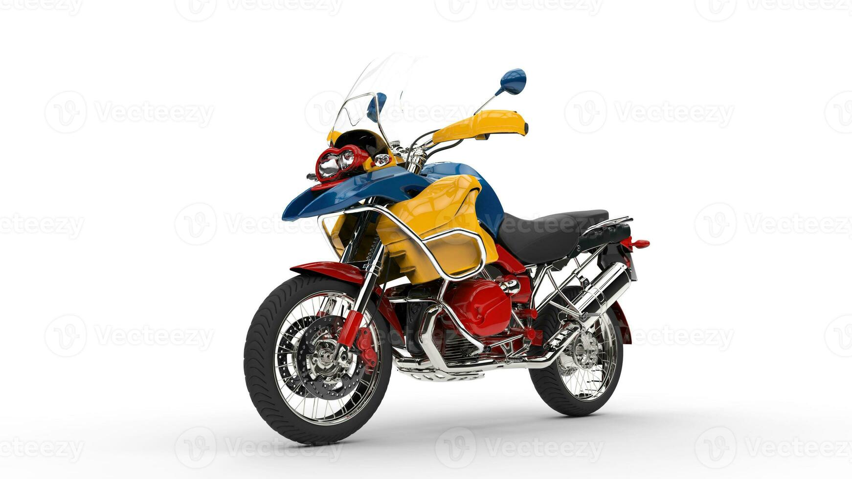 Colorful Bike Front View photo