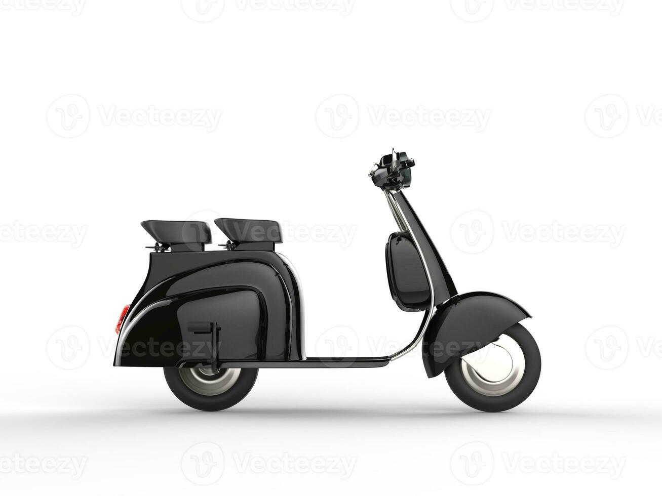 Black scooter - side view photo