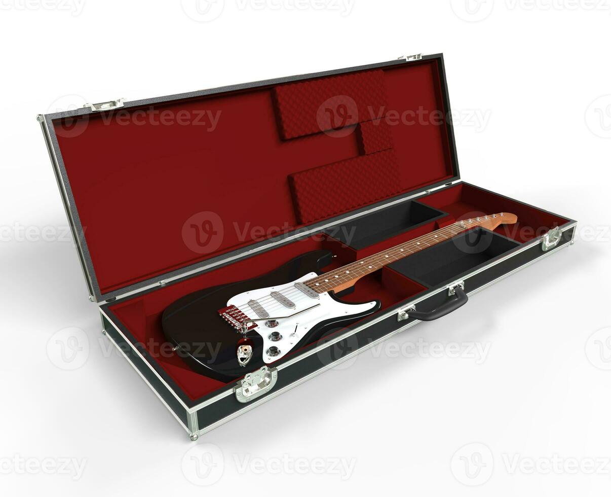 Electric Guitar In Case photo