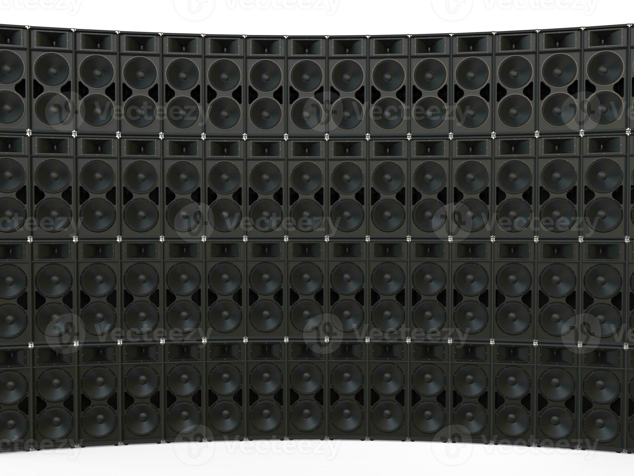 Big loudspeaker curved wall 31202172 Stock Photo at Vecteezy