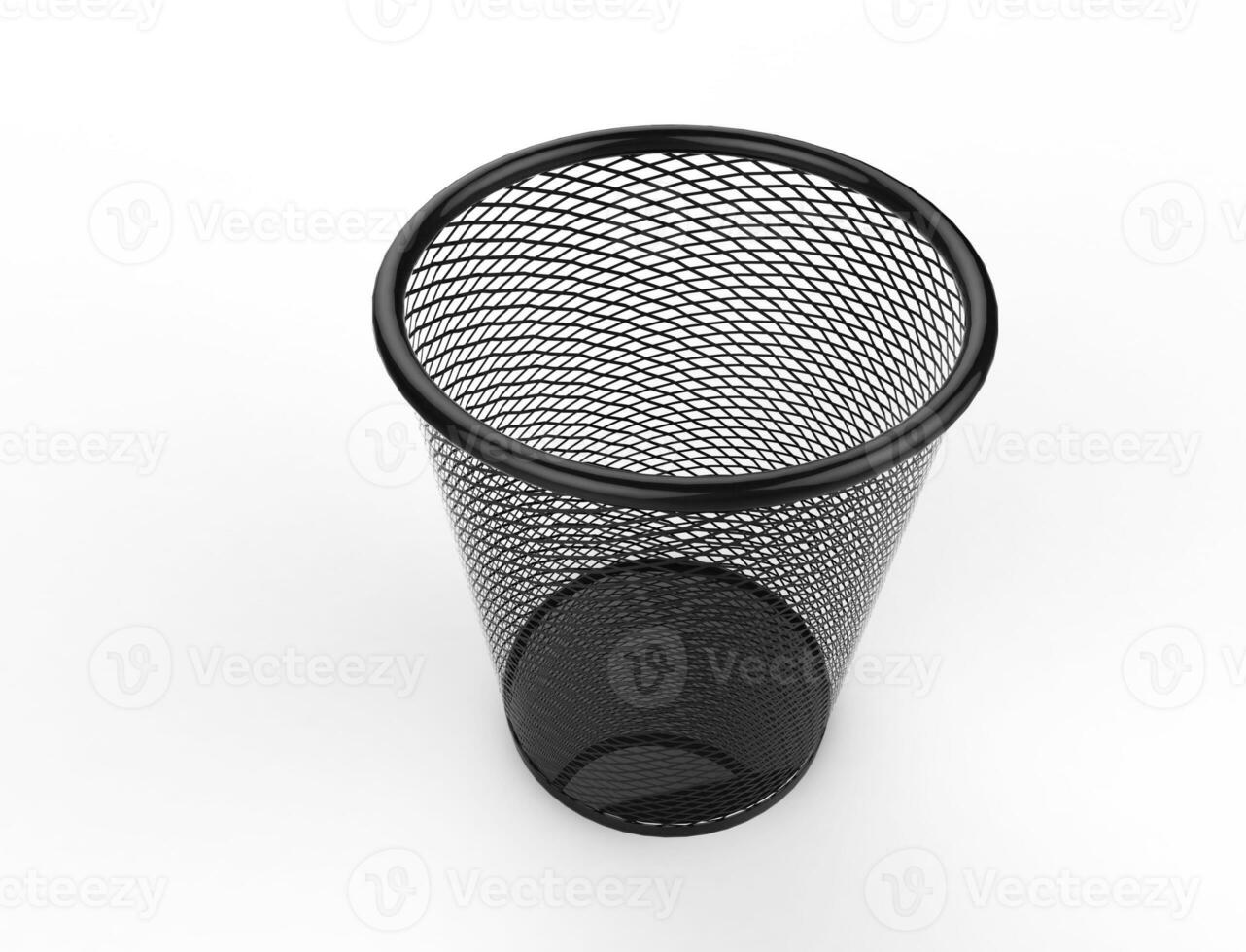 pequeño cesta - aislado en negro antecedentes foto