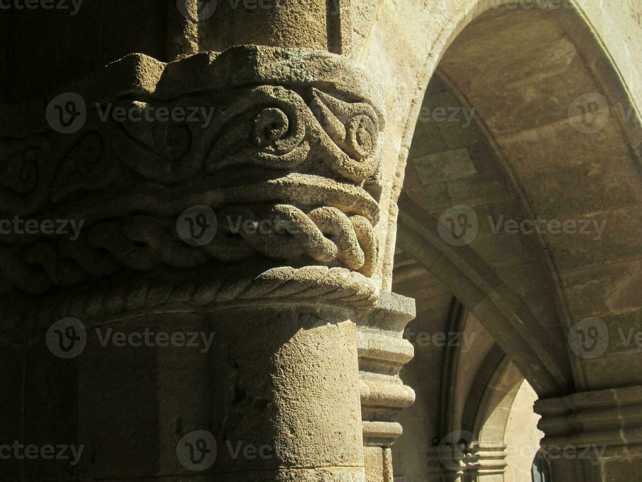 Ancient architecture - archway and details photo