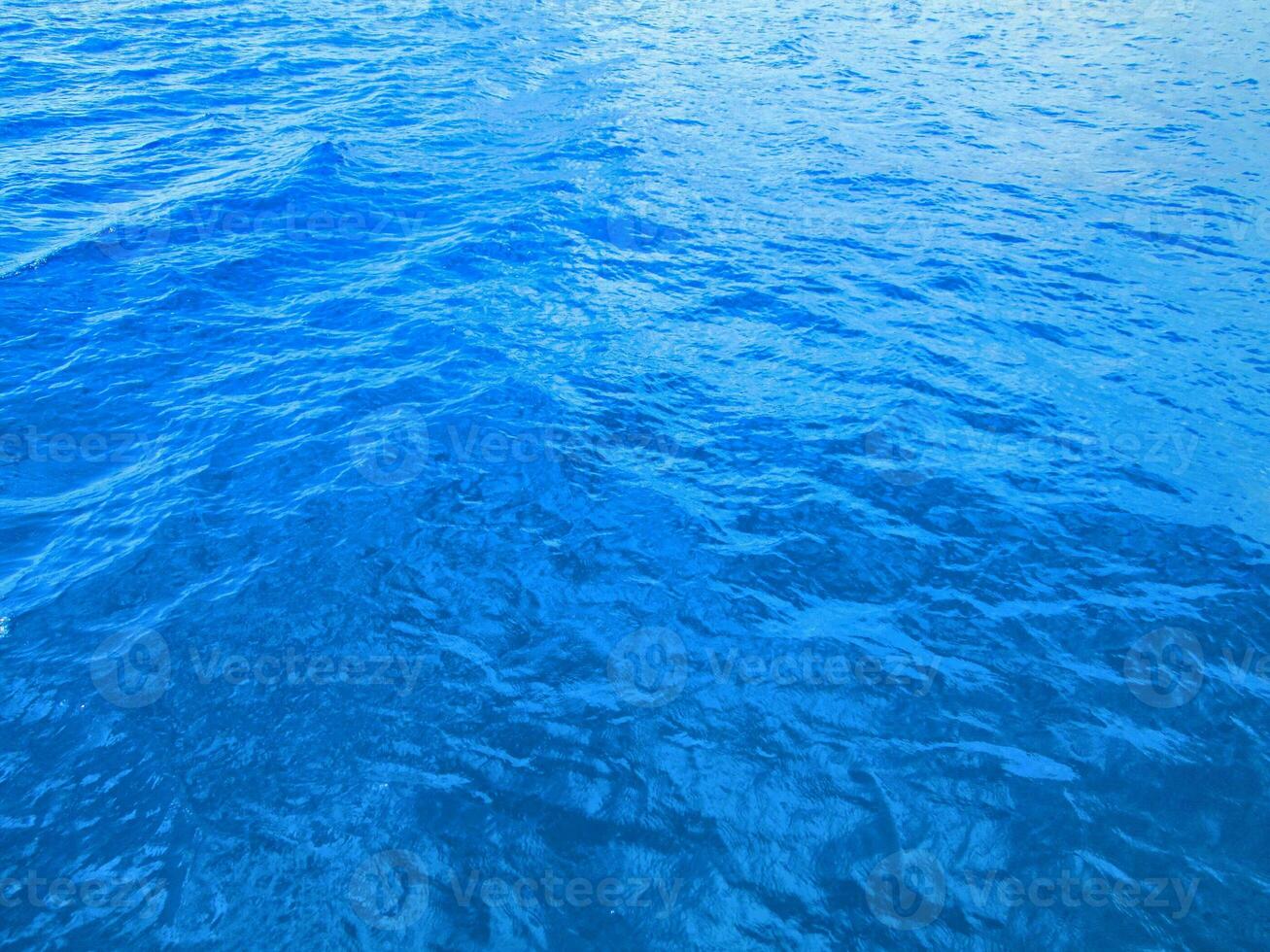 Deep blue seawater photo