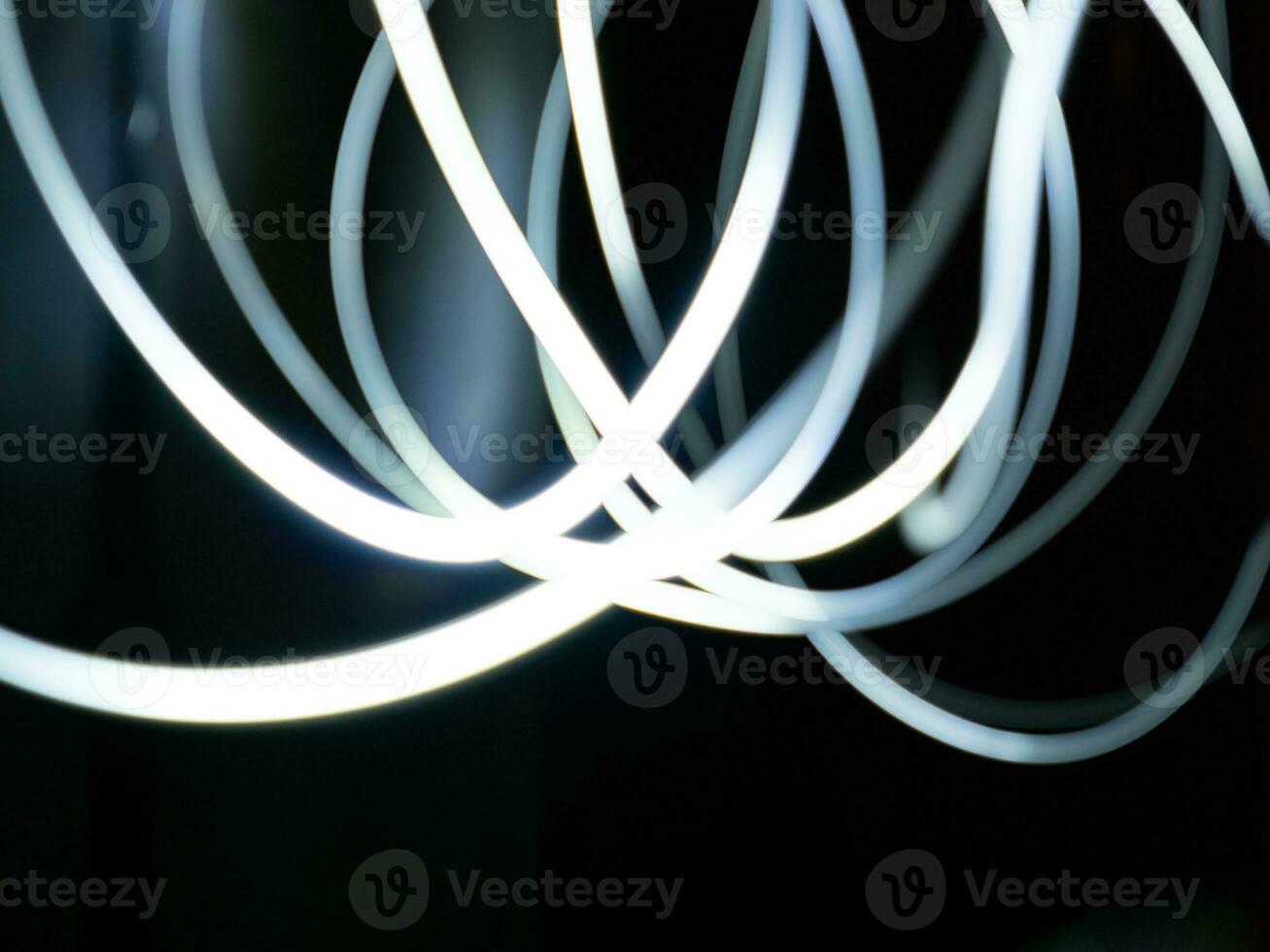 Light trails - light painting - bokeh photo