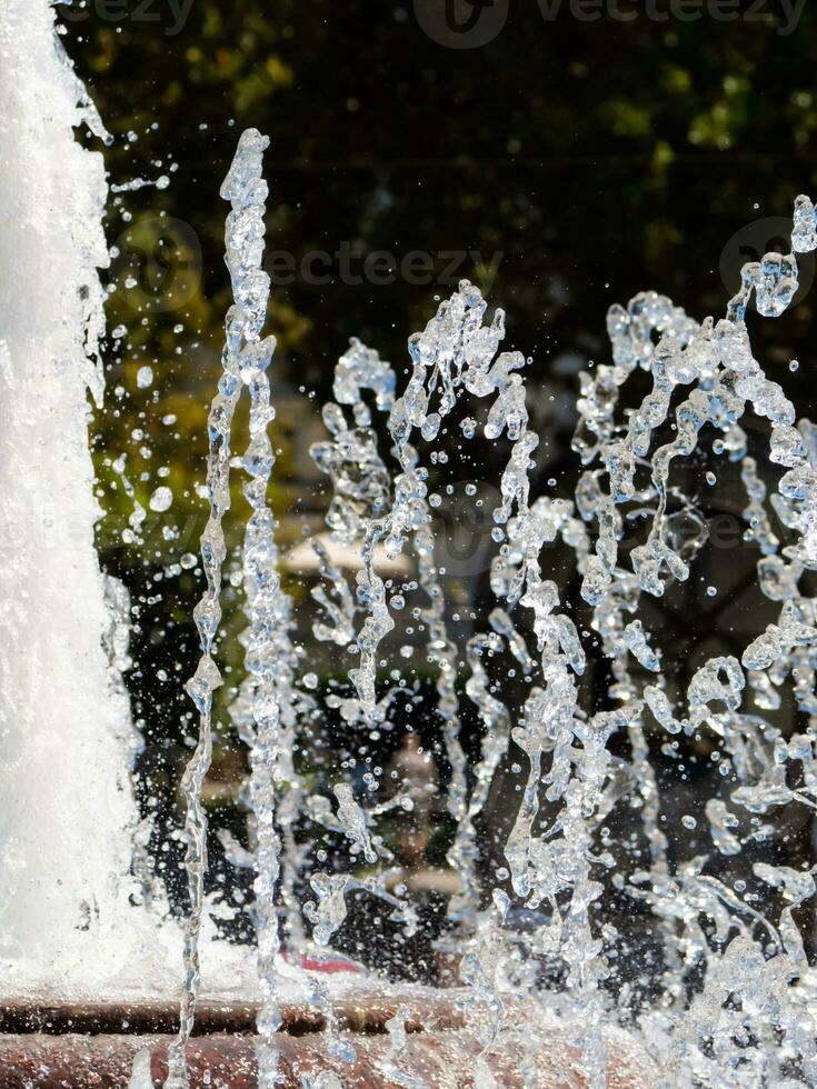 Water fountain - closeup shot photo