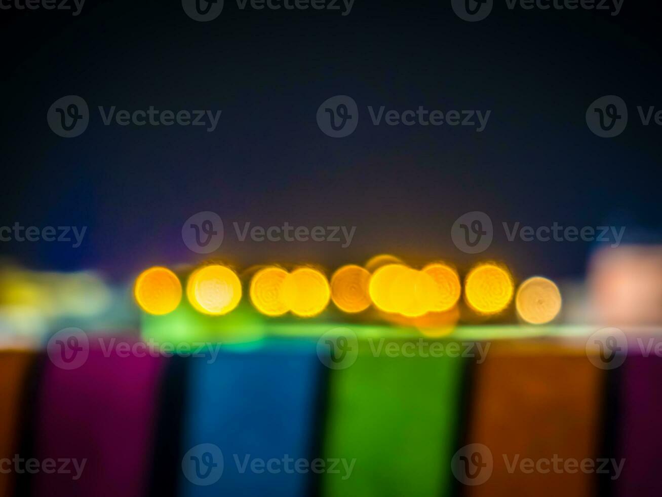 Bokeh effect and color stripes photo