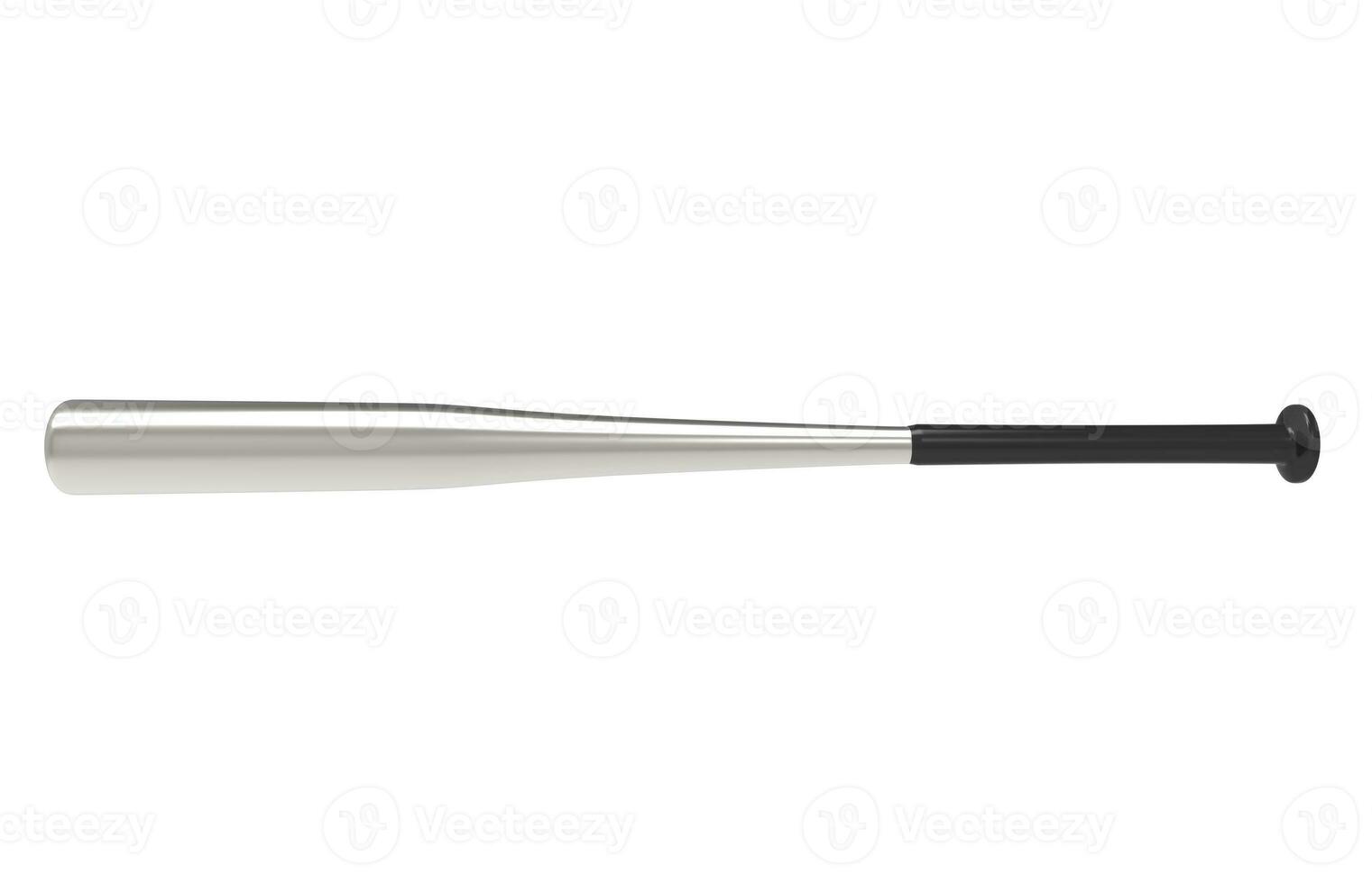 Baseball Bat - Silver side view photo