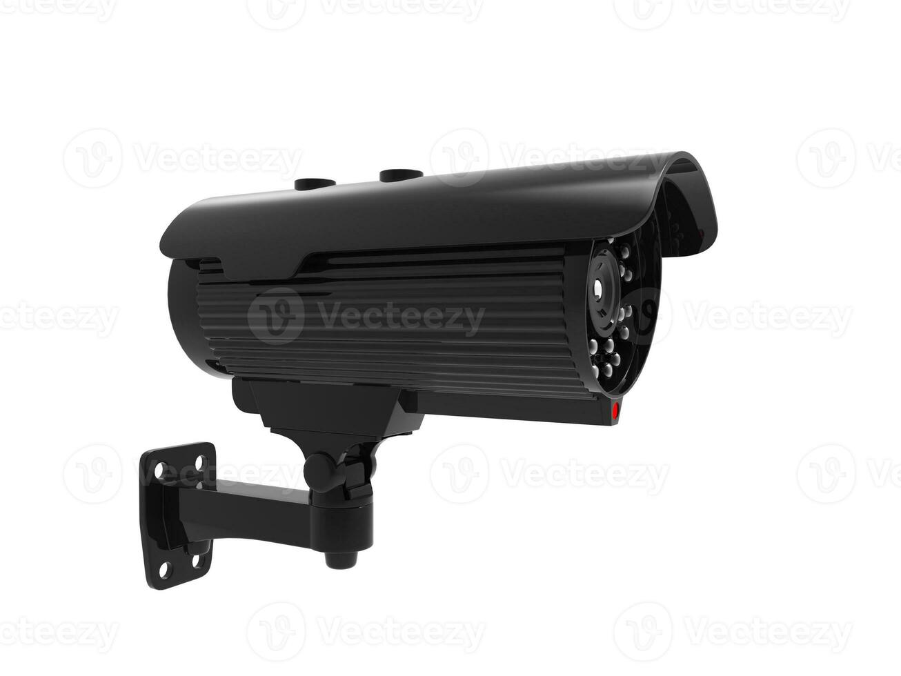 Wall mounted security surveillance camera - side view photo