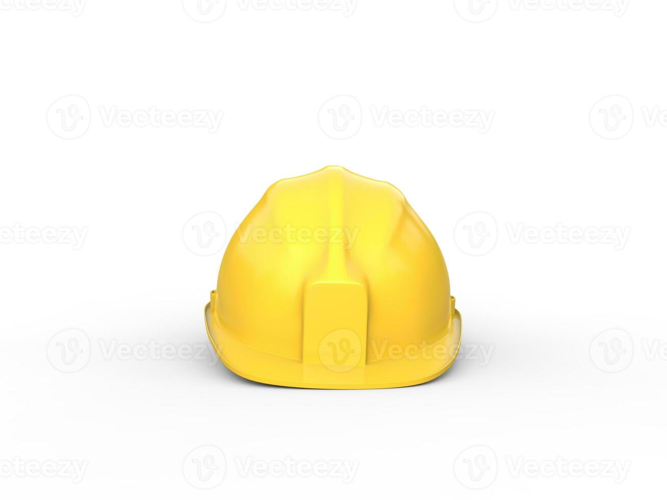 amarillo trabajadores tenido sombrero - aislado en blanco antecedentes - frente ver foto
