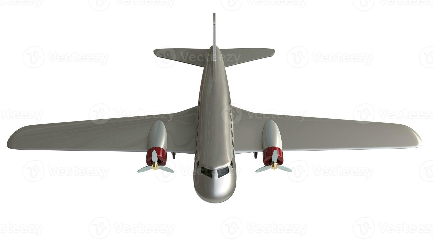 Toy plane - metallic paint photo