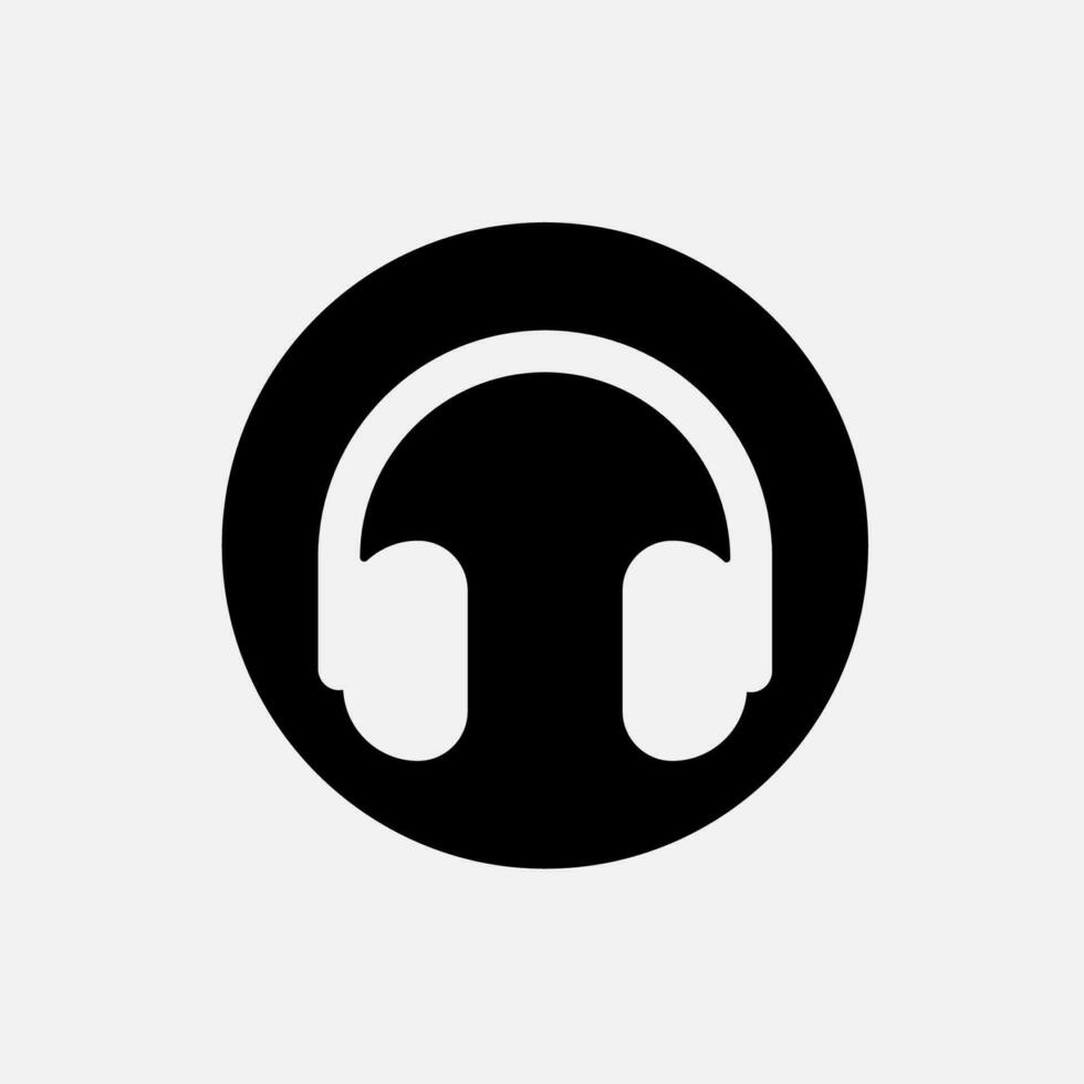 Headphone icon png vector