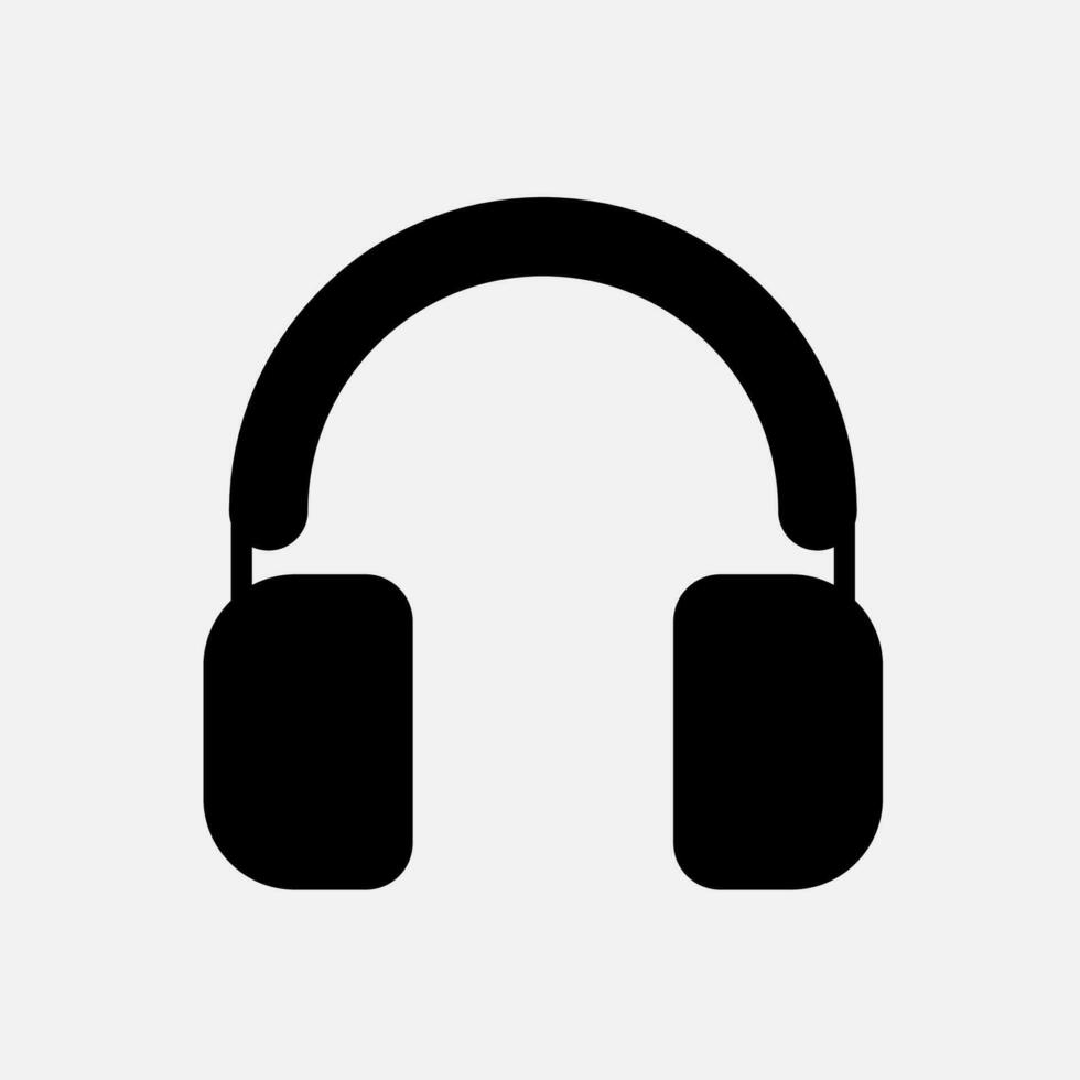 Headphone icon png vector