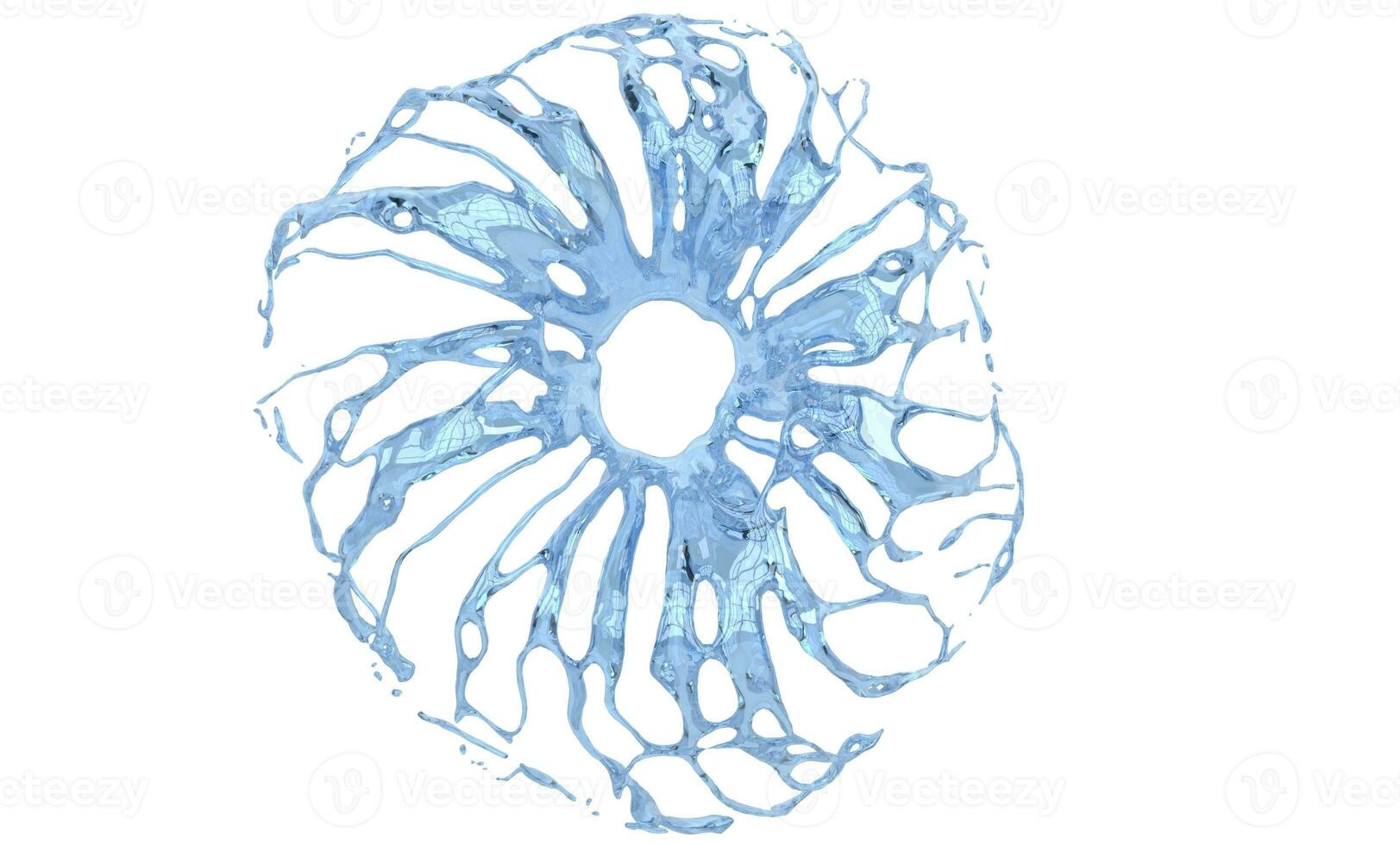 Cool circular water splash photo
