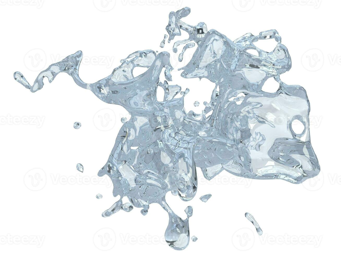 Abstract clean water blob photo