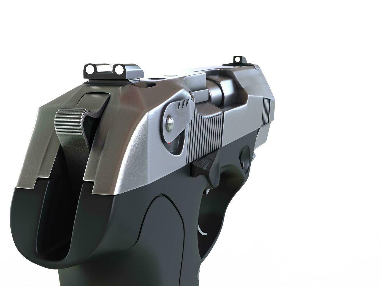 Compact semi automatic pistol - left hand - FPS view photo