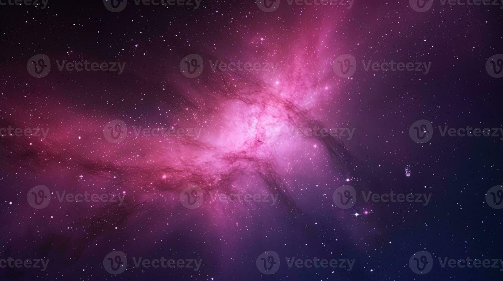 Pink universe light. Galaxies sky in space Planets and stars beauty of Galaxy space exploration. photo