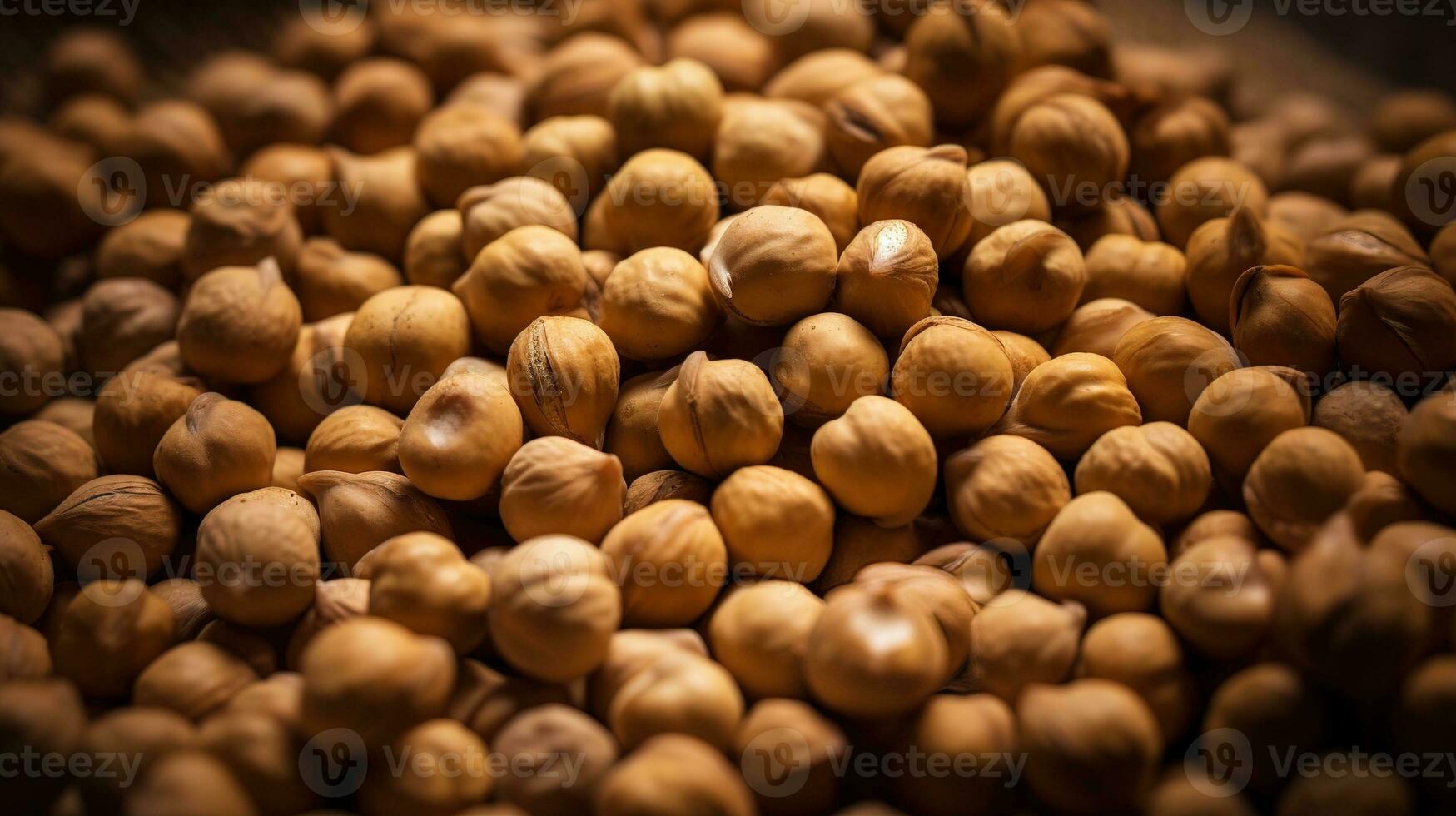 realista foto de un manojo de garbanzo frijoles. parte superior ver vegetales escenario. ai generado