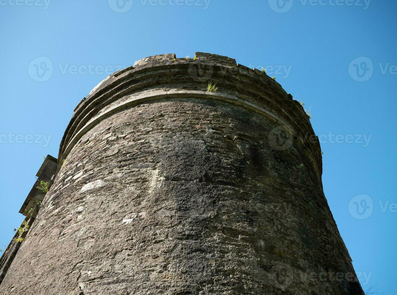 antiguo céltico castillo torre paredes, corcho ciudad cárcel prisión en Irlanda. fortaleza, ciudadela antecedentes foto