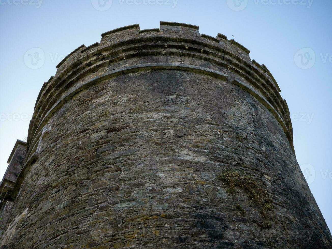 antiguo céltico castillo torre, corcho ciudad cárcel prisión en Irlanda. fortaleza, ciudadela antecedentes foto