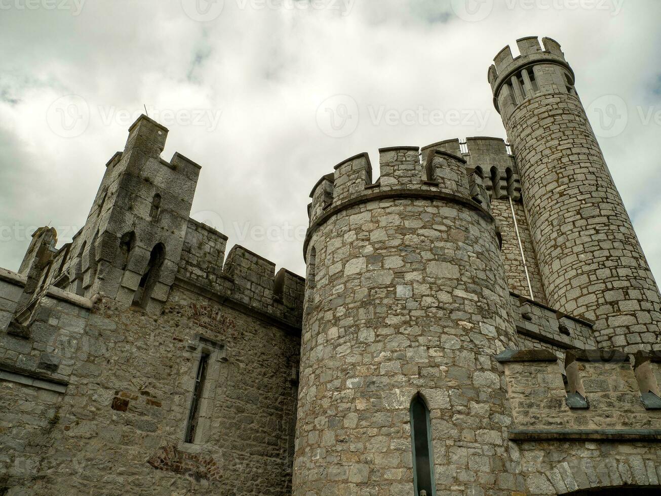 Old celtic castle tower, Blackrock castle in Ireland. Blackrock Observatory fortress photo