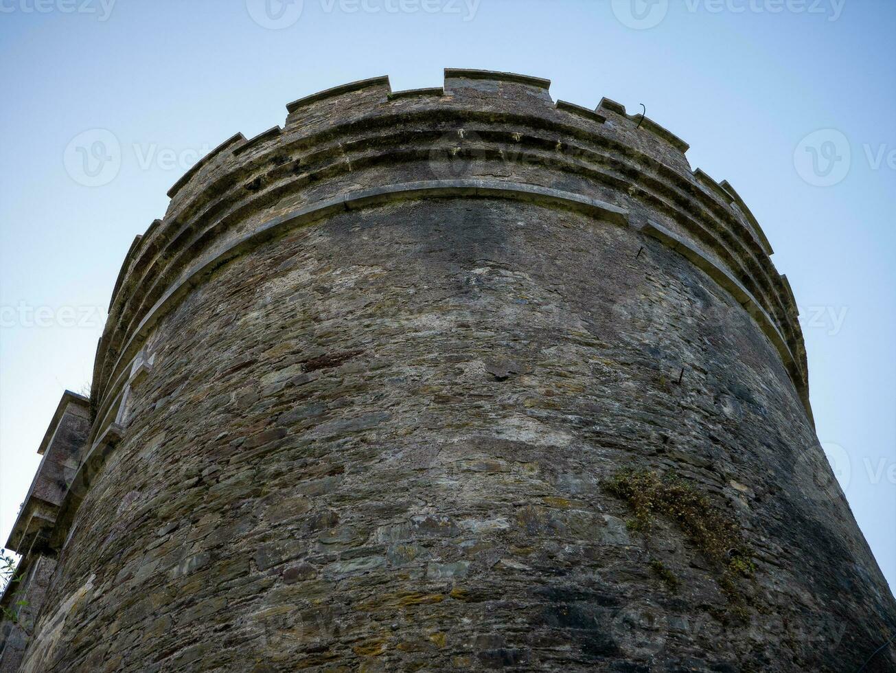 Old celtic castle tower, Cork City Gaol prison in Ireland. Fortress, citadel background photo