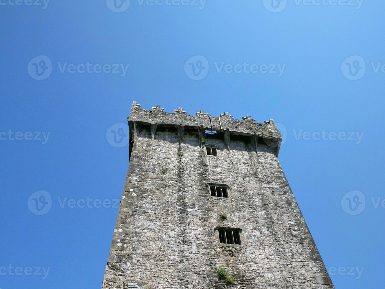 antiguo céltico castillo torre, labia castillo en Irlanda, antiguo antiguo céltico fortaleza foto