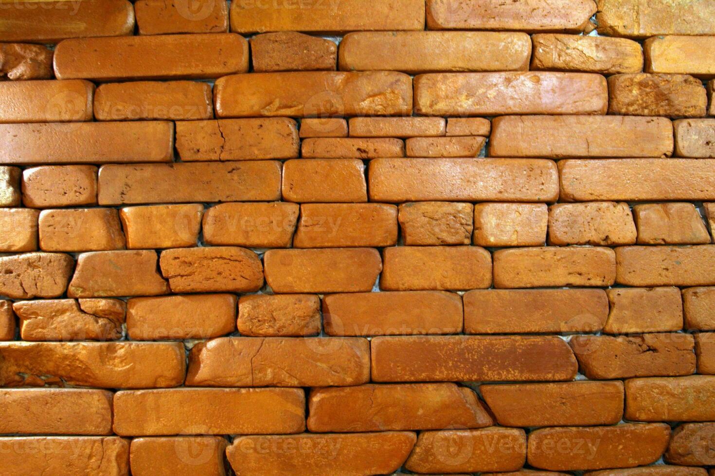 Orange brick texture photo