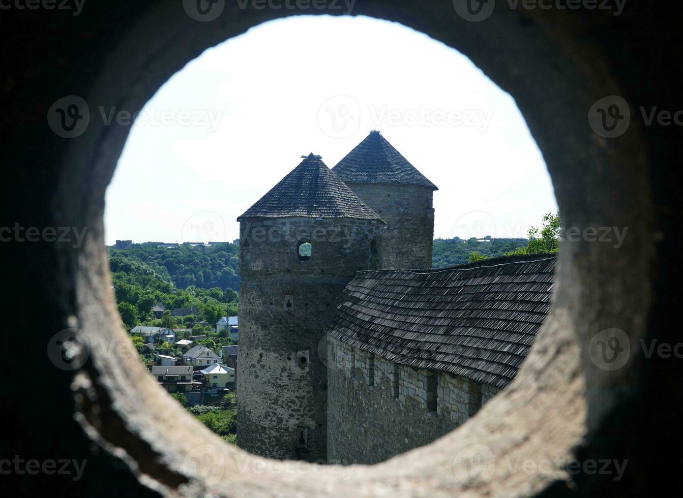 antigua torre del castillo foto