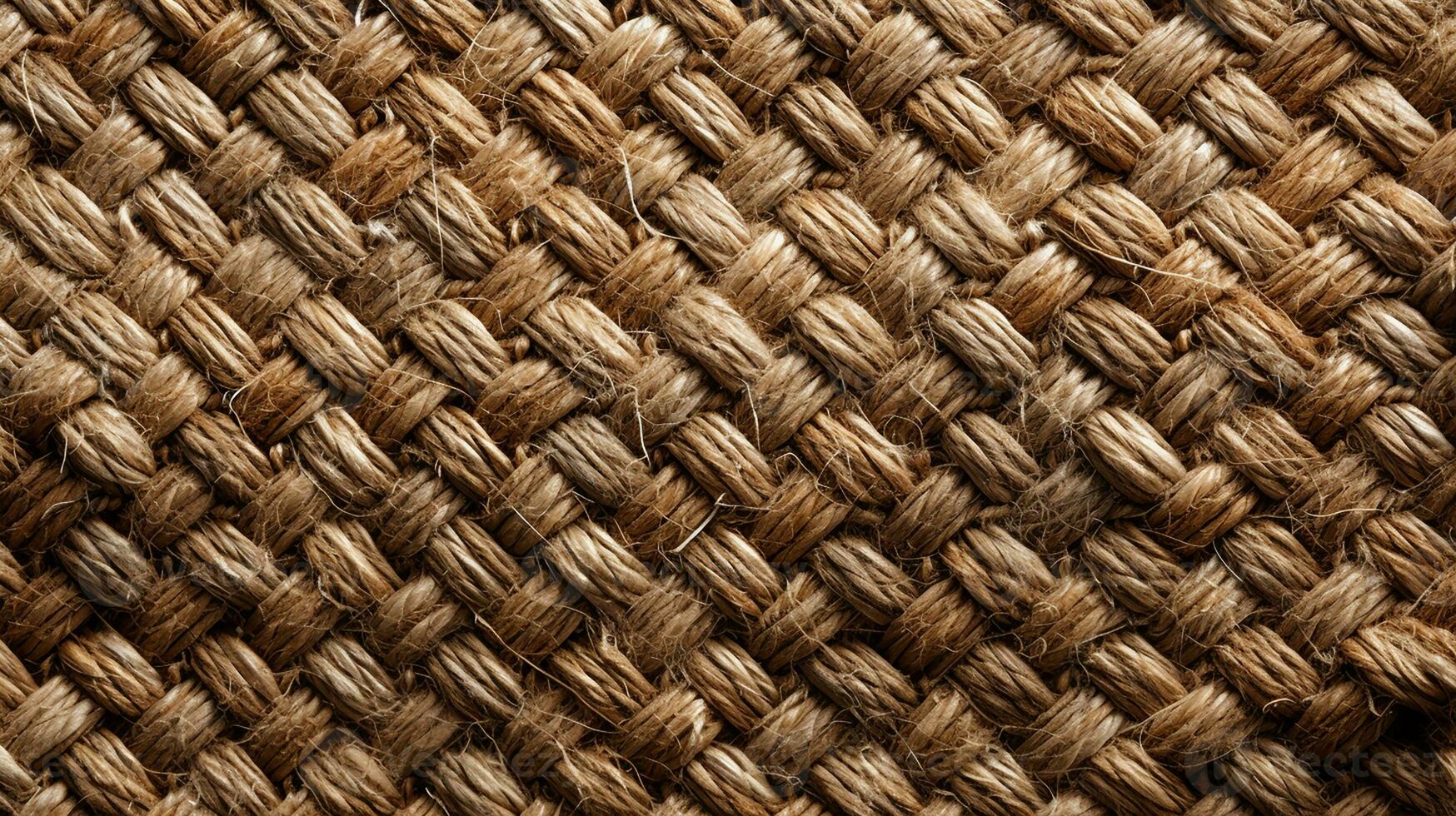 Detailed Woven Fabric Texture Background with a Mesh Pattern. Generative AI photo