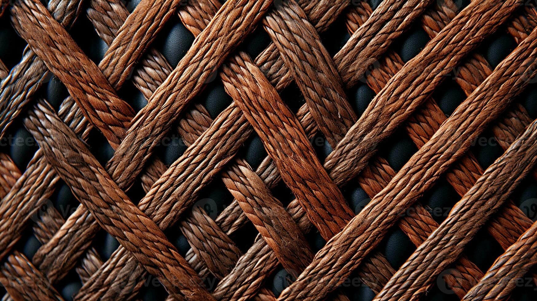 Detailed Woven Fabric Texture Background with a Mesh Pattern. Generative AI photo