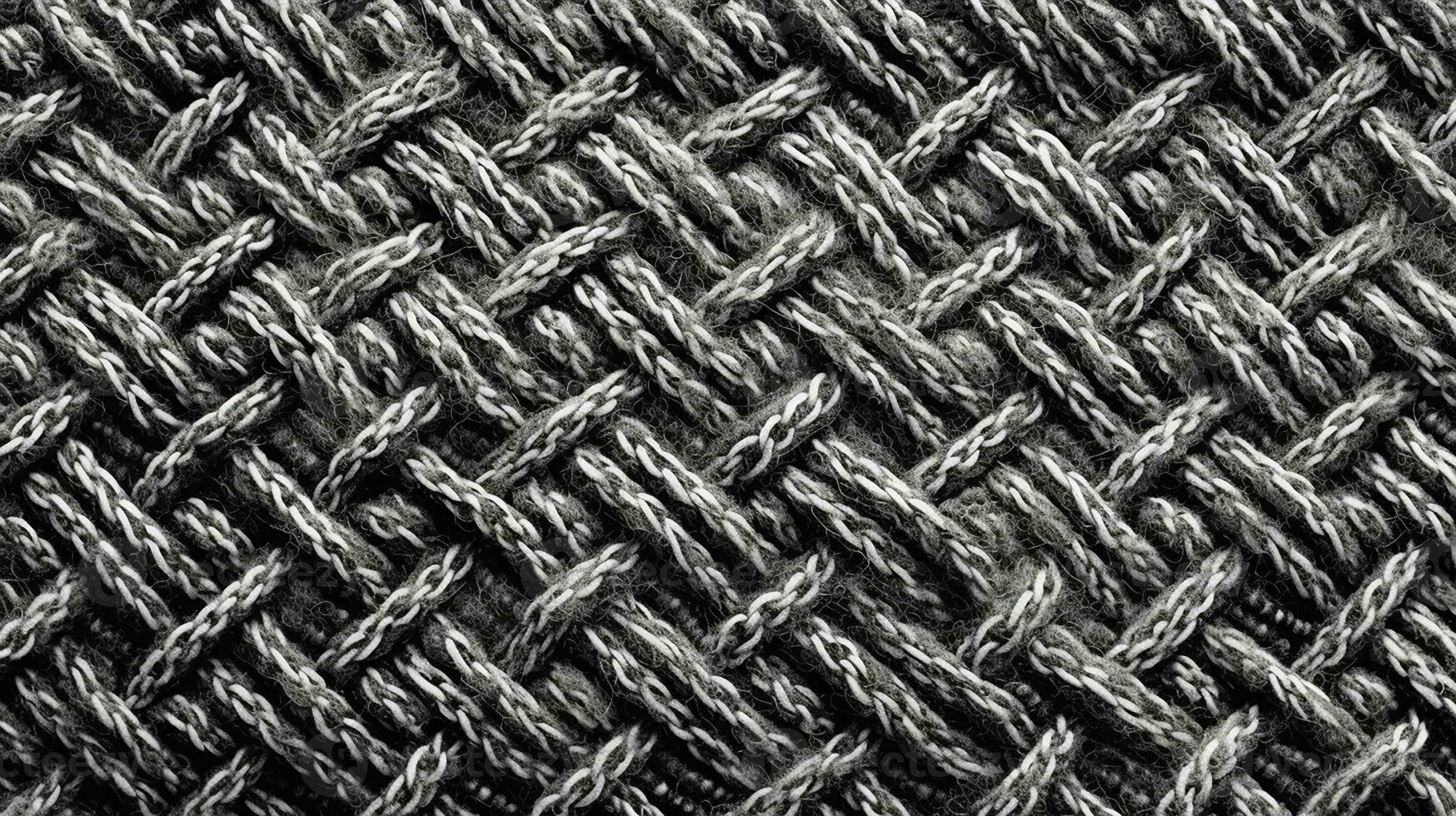 Detailed Woven Fabric Texture Background with a Mesh Pattern. Generative AI photo