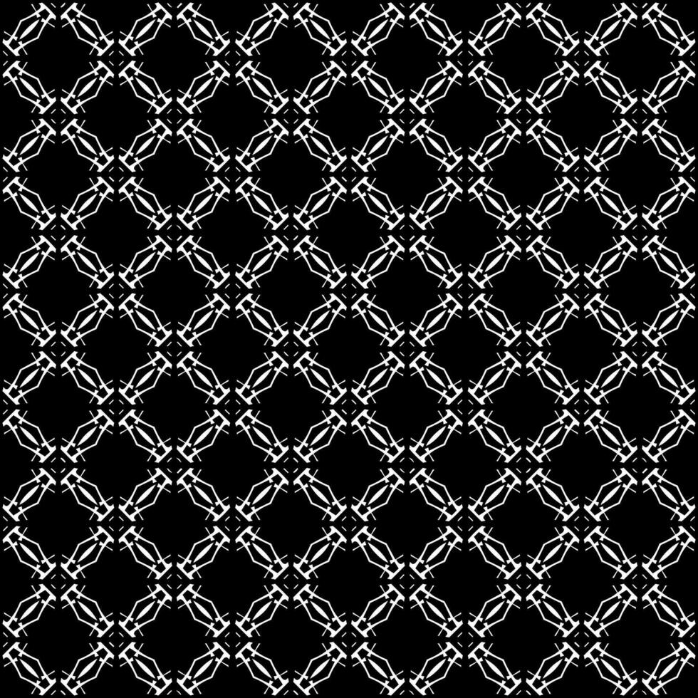 Black and white seamless pattern texture. Greyscale ornamental graphic design. vector